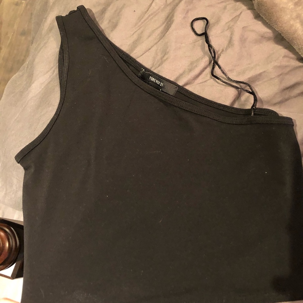 Forever 21 one shoulder crop top